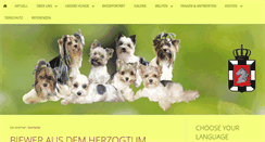Desktop Screenshot of biewer-yorkshire-terrier.eu